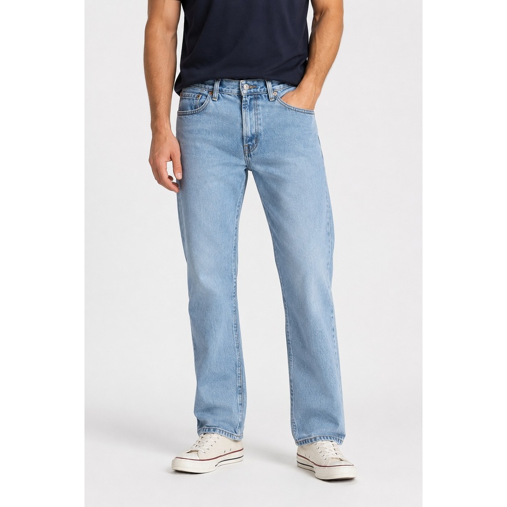 Levis 505 Regular Fit Jeans Mens 34x32 Actual 32x30 Light Wash 100% Cotton Denim